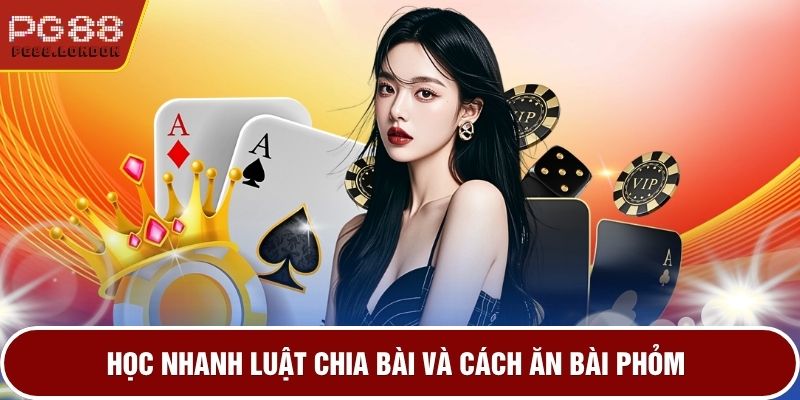 Học nhanh luật chia bài và cách ăn bài Phỏm